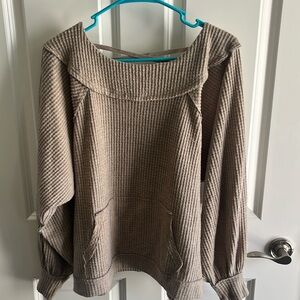 BKE off shoulder shirt